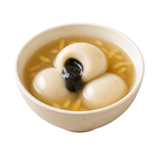Sweet Rice Balls in Syrup sticker illustration