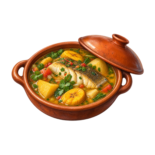 Tapao de Pescado sticker illustration