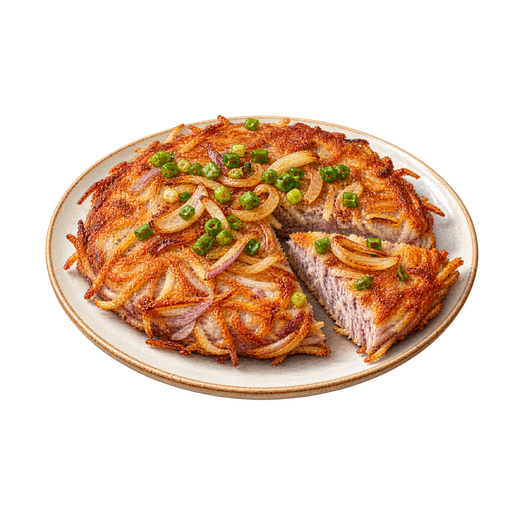 Taro Rösti sticker illustration