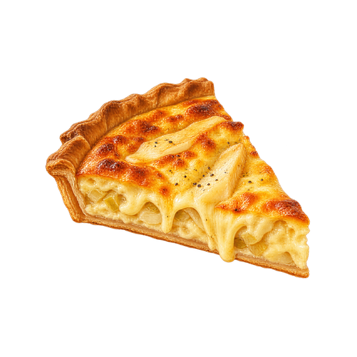 Tarte au Cantal sticker illustration