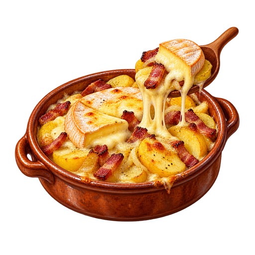 Tartiflette sticker illustration