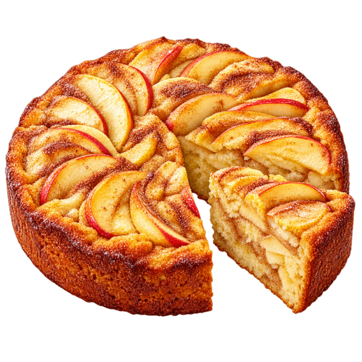 Tasmanian Apple Cake sticker illustration