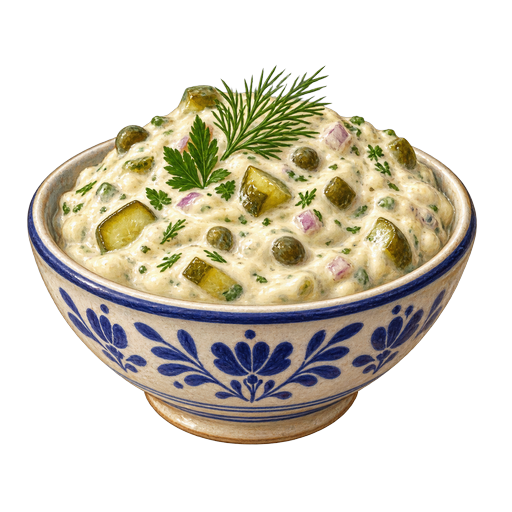 Czech Tartar Sauce sticker illustration