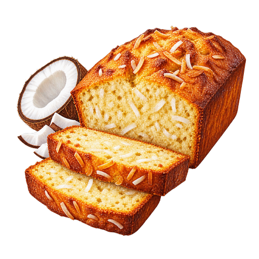 TCI Coconut Bread sticker illustration