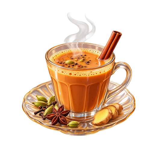 Chadian Tea sticker illustration