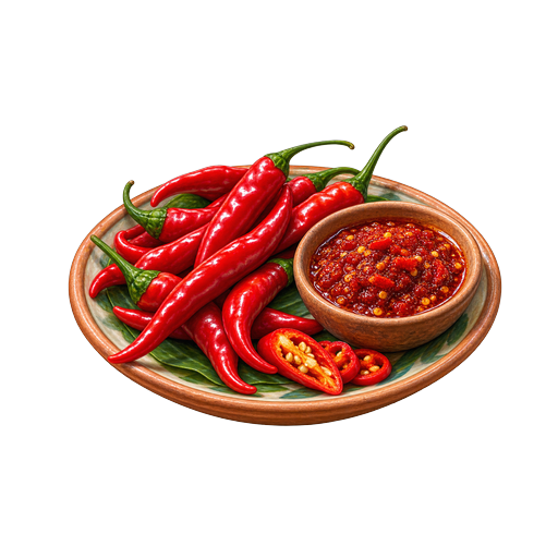 Chadian Chili sticker illustration