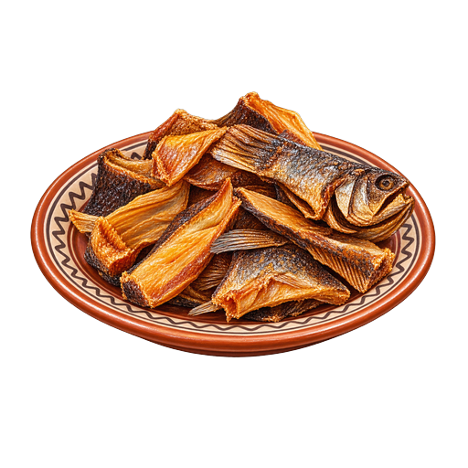 Chadian Dried Fish sticker illustration