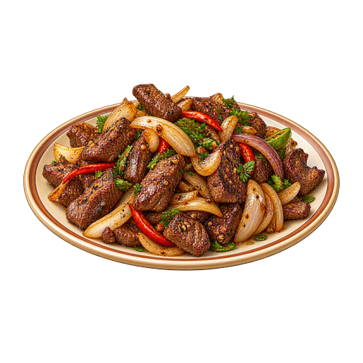 Chadian Fried Beef sticker illustration