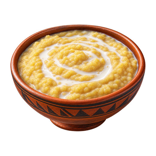 Chadian Porridge sticker illustration