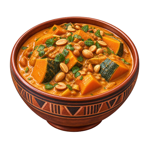 Peanut and Squash Stew sticker illustration