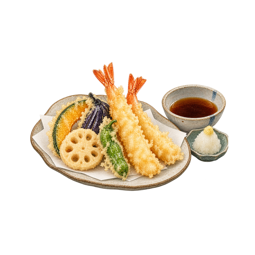 Tempura sticker illustration
