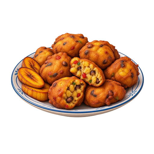 Togolese Banana Fritters sticker illustration