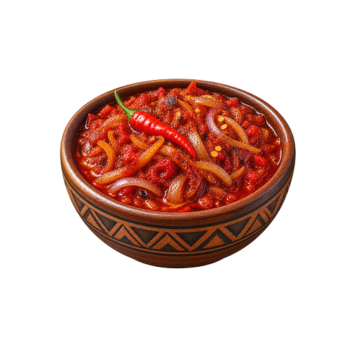 Togolese Pepper Sauce sticker illustration