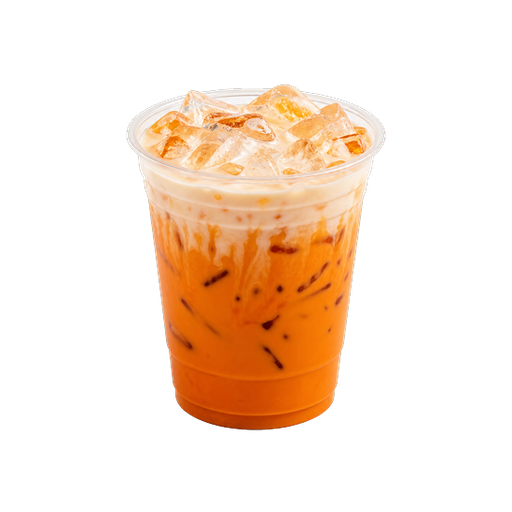 Thai Iced Tea sticker illustration