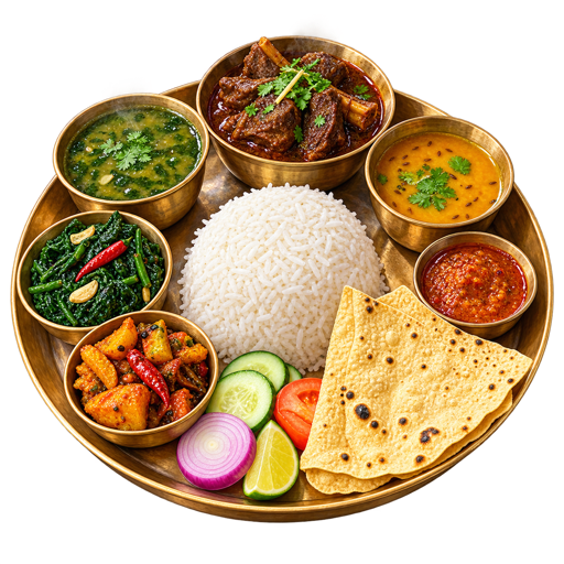Thakali Set sticker illustration