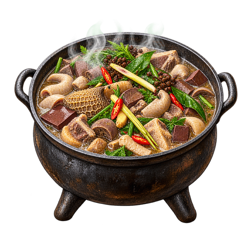 Thắng cố sticker illustration