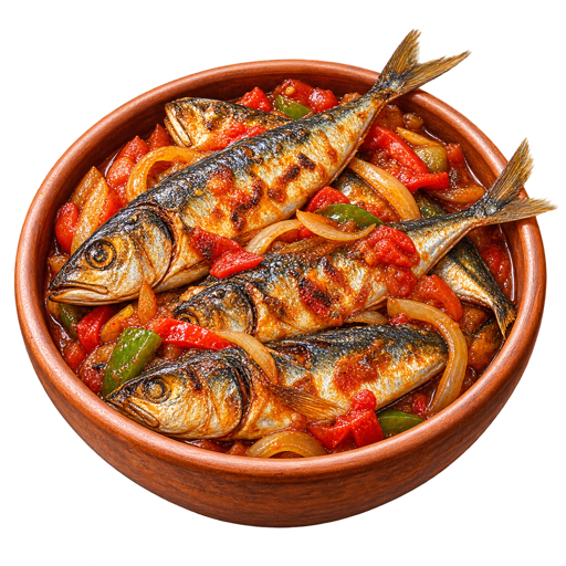 Horse Mackerel sticker illustration