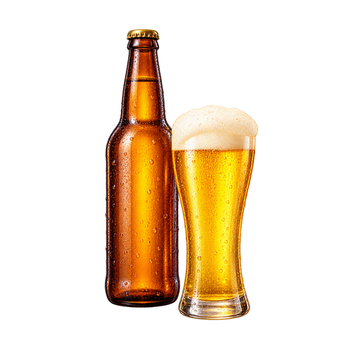 Three Horses Beer sticker illustration