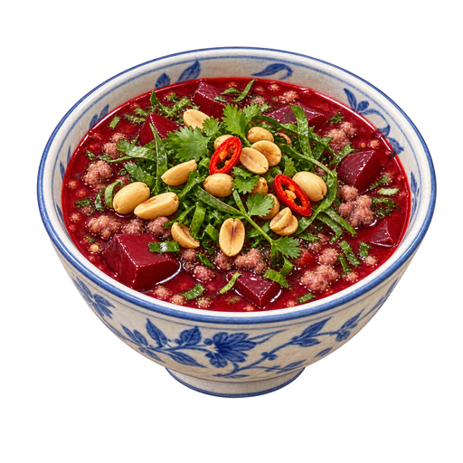 Tiết canh (Raw Blood Pudding) sticker illustration