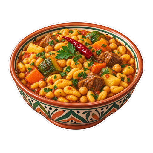Tikourbabine (Asban) sticker illustration