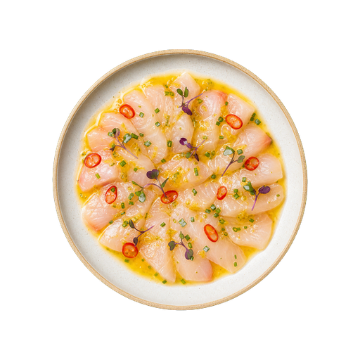 Tiradito sticker illustration
