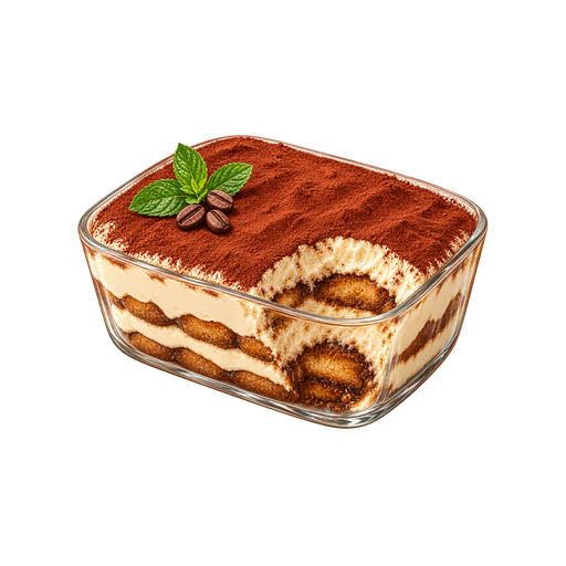 Tiramisù sticker illustration