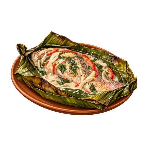 Tongan Lu Ika sticker illustration