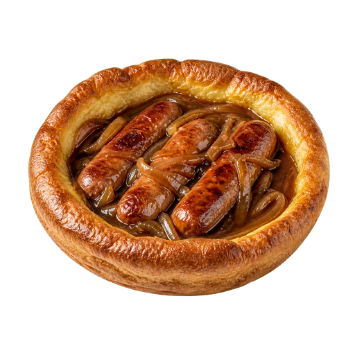 Toad in the Hole sticker illustration
