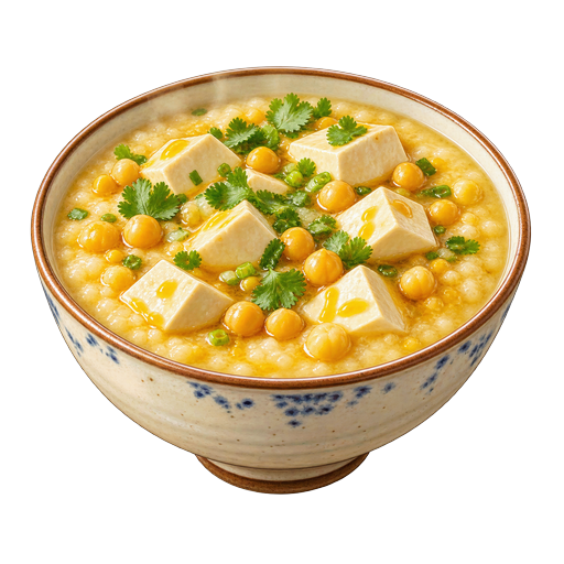 Warm Shan Tofu sticker illustration