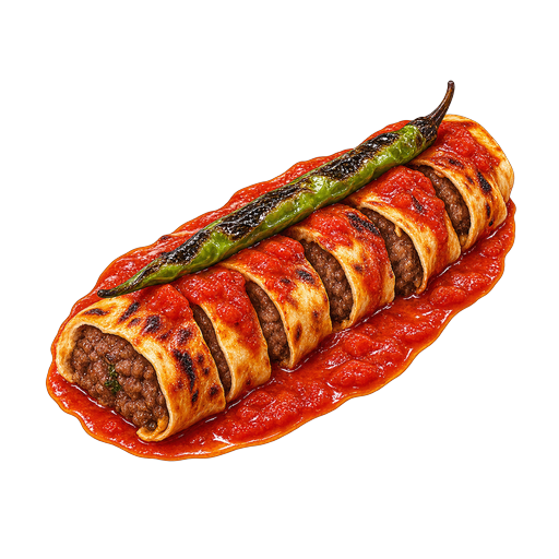 Tokat kebabı sticker illustration