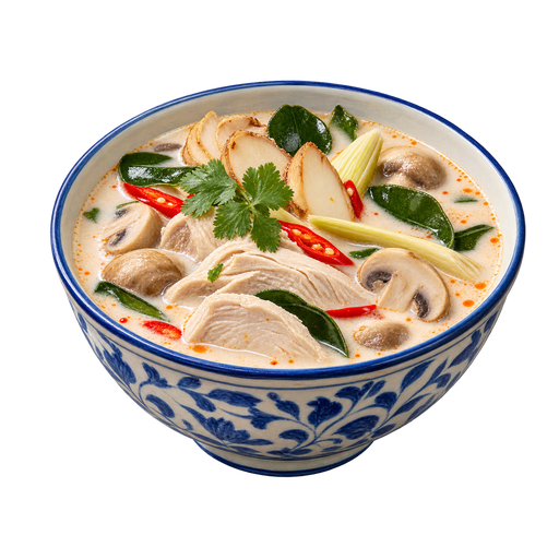 Tom Kha Gai sticker illustration
