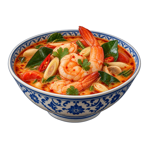 Tom Yum Goong sticker illustration