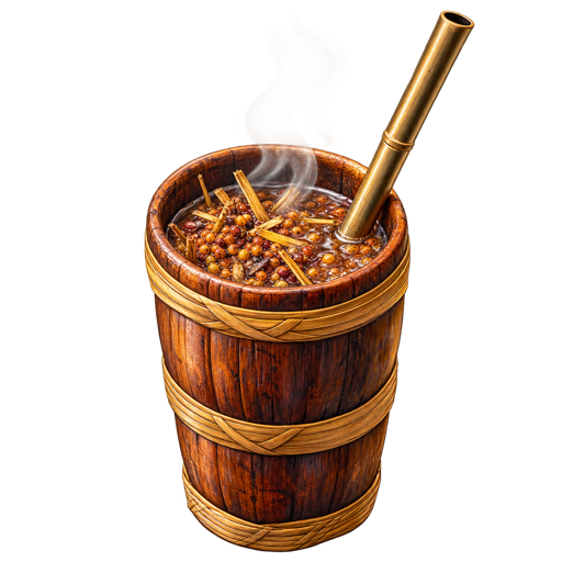 Tongba sticker illustration