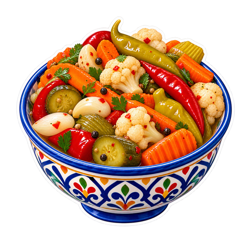 Tunisian Torshi sticker illustration