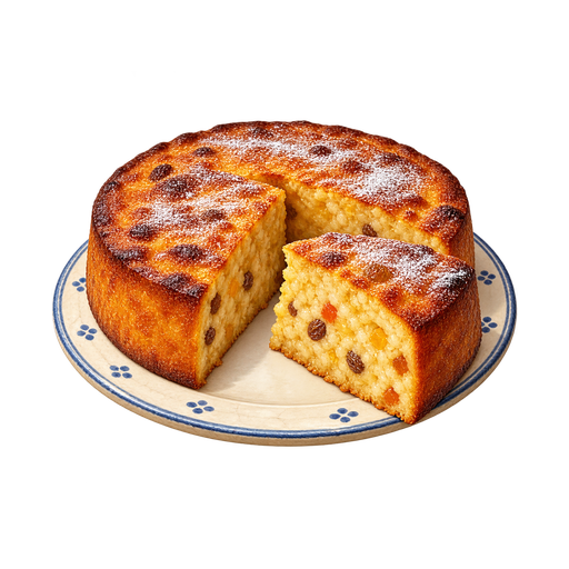 Torta di Riso Bolognese sticker illustration