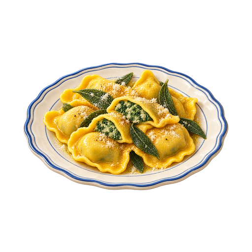 Tortelli d'Erbetta sticker illustration