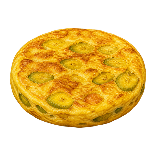 Tortilla de Verde Peruana sticker illustration