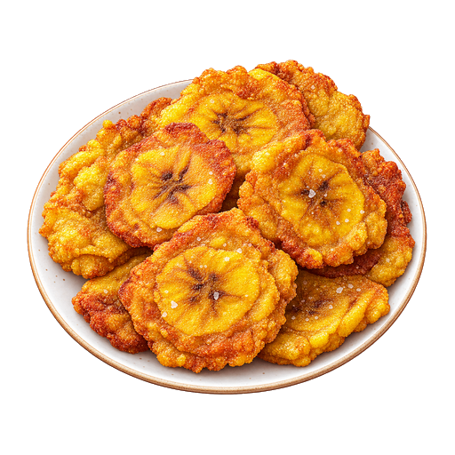 Tostones sticker illustration