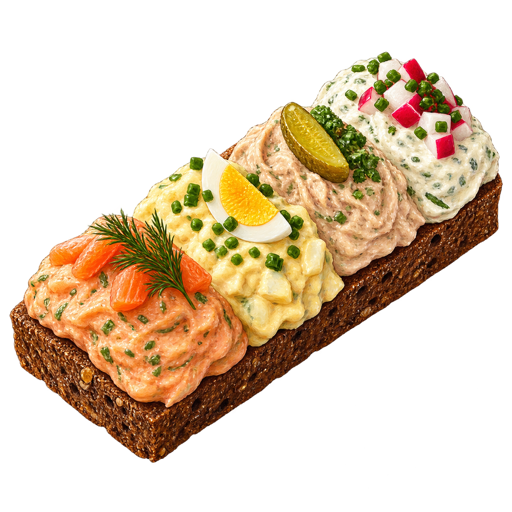 Trześniewski Brötchen (Trześniewski Sandwiches) sticker illustration