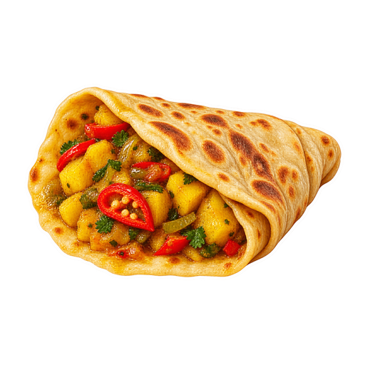 Pepper Roti sticker illustration