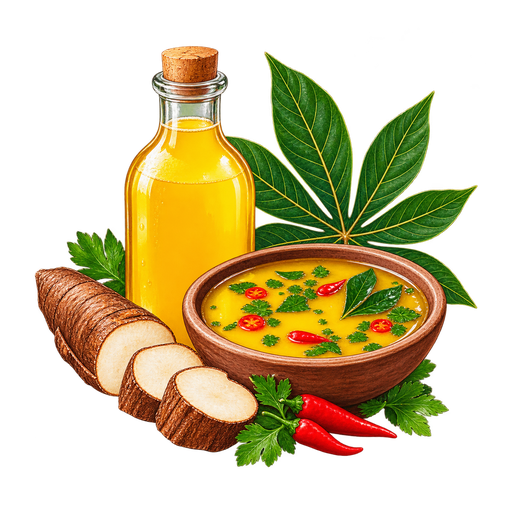 Tucupi sticker illustration