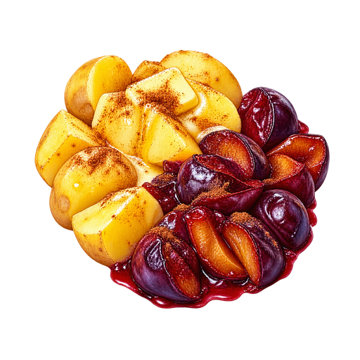 Tüften un Plum sticker illustration