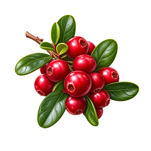 Tyttebær (Lingonberry) sticker illustration