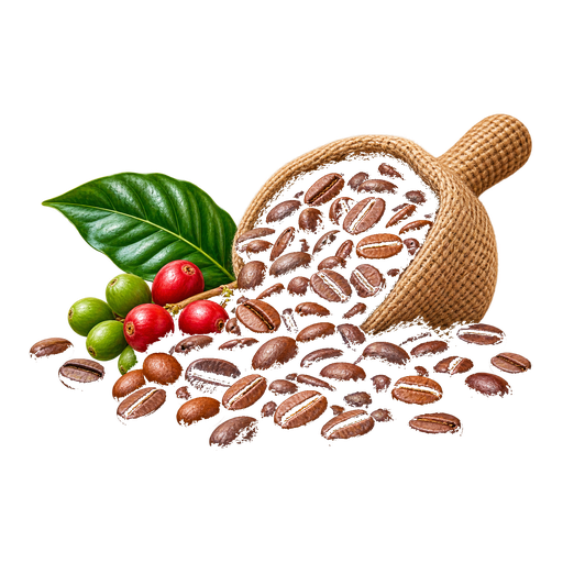 Kilimanjaro Coffee sticker illustration