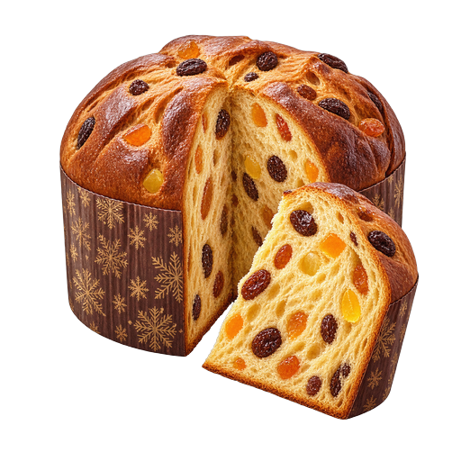 U Pan de Natale sticker illustration