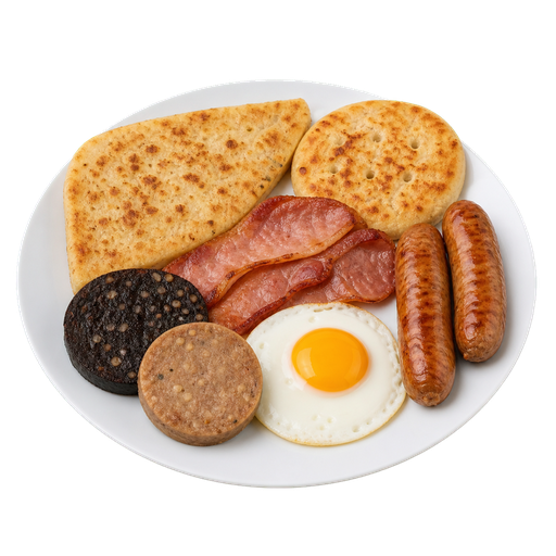 Ulster Fry sticker illustration