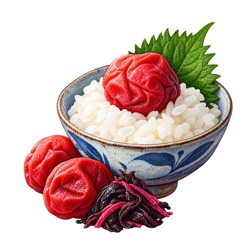Umeboshi sticker illustration