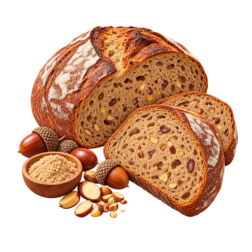 Acorn Bread sticker illustration