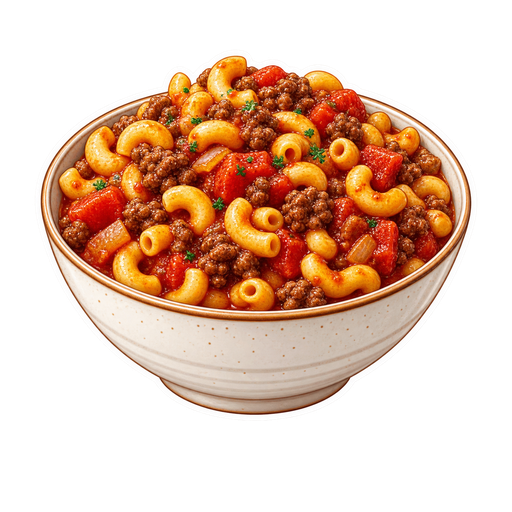 American Goulash sticker illustration