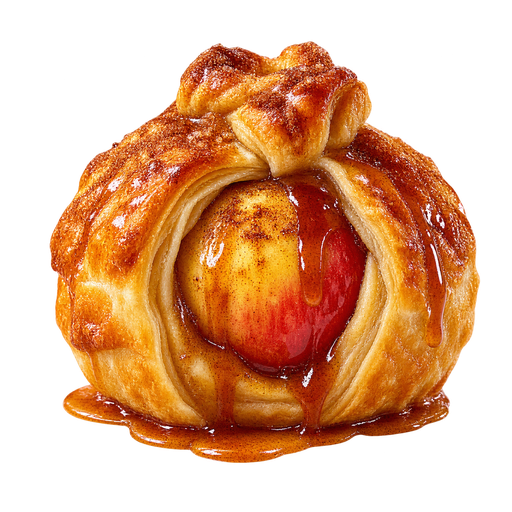 Apple Dumpling sticker illustration
